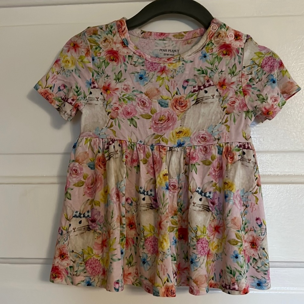 Posh Peanut Rose Peplum Set